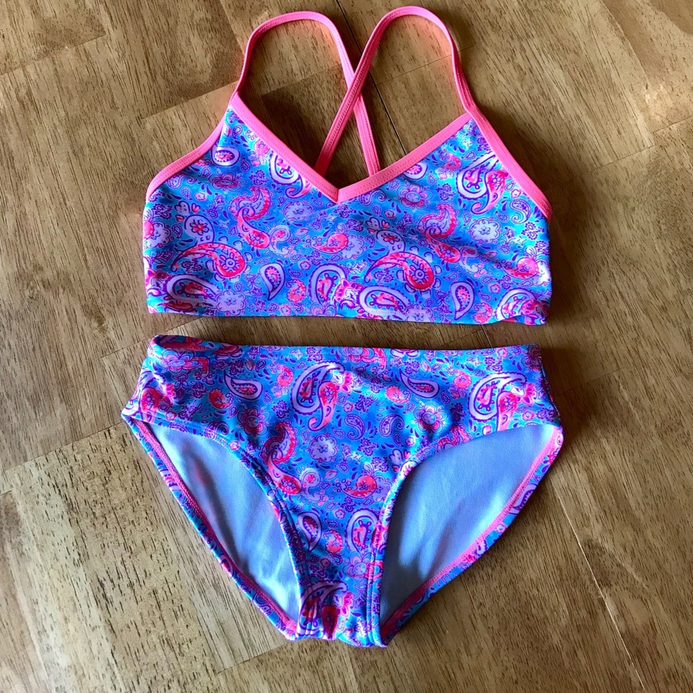 ⭐️ 3/$15⭐️ Girls bikini bathing suit 7/8 medium